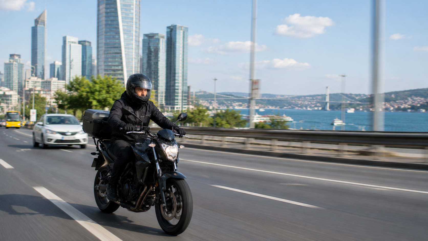 İstanbul genelinde hizmet veren moto kurye